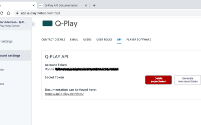 The Q-Play API has been updated