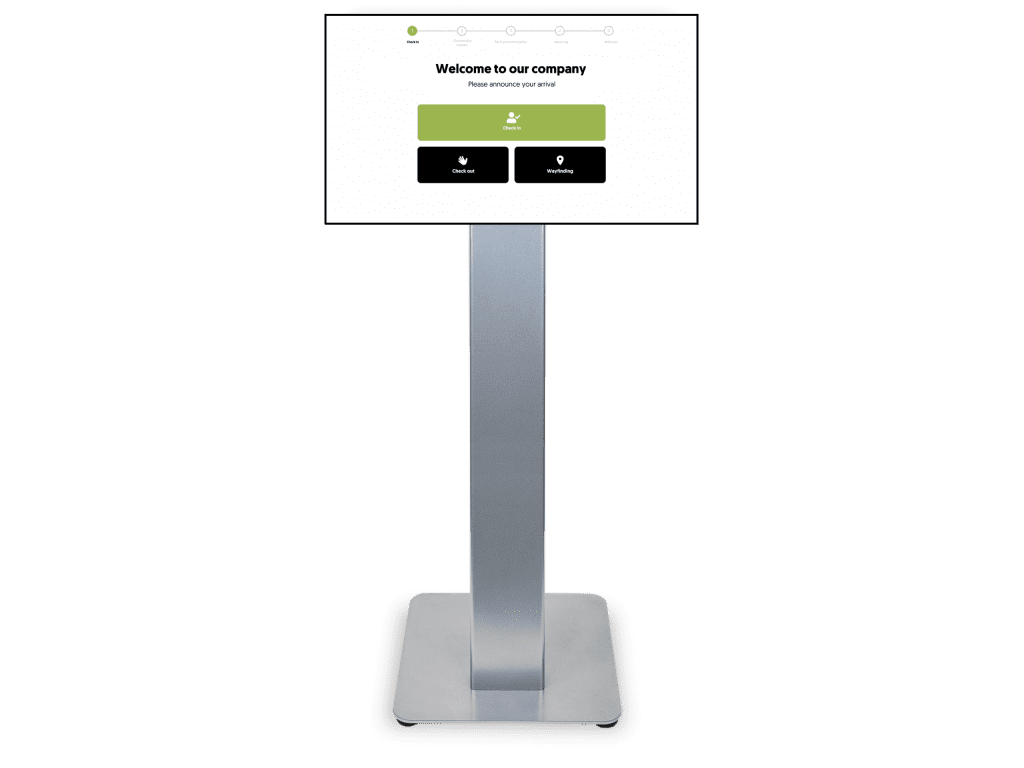 Q-Cal Check-In Screen